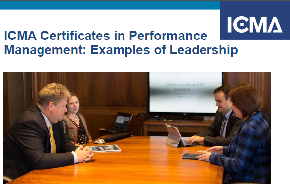 Leadership In Performance Management Examples Icma